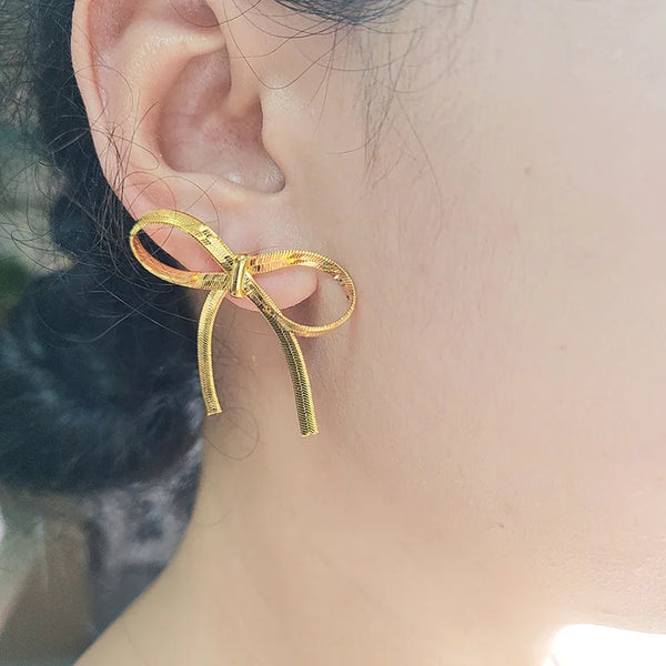 Butterfly Knot Bow Earrings