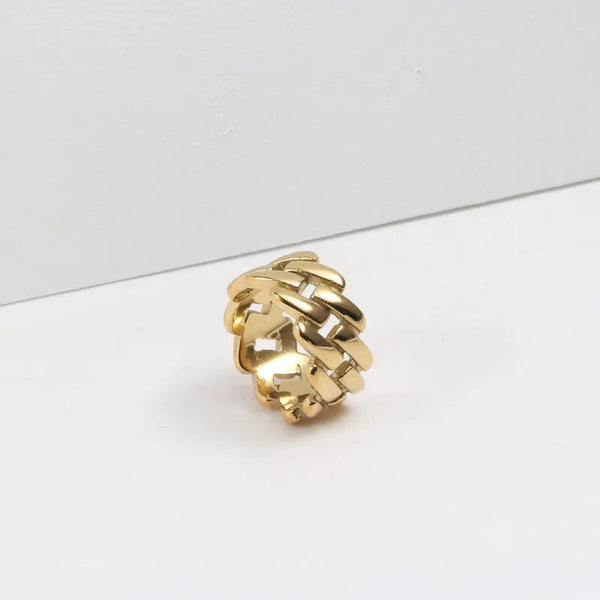 Chunky Link Chain Band Rings