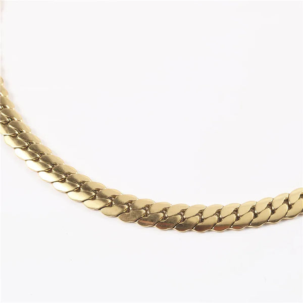 Snake Chain Choker Necklace
