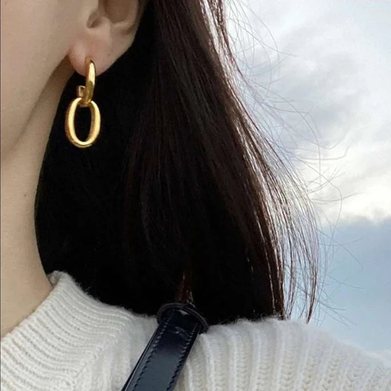 Link Hoop Earrings